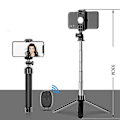Miniatyrbild 2 av 5: All-in-one Selfie Stick Stativ Utökbar Telefonhållare Med Bluetooth-fjärrkontroll Och Stativ För Och Android-enheter