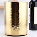 Miniatyrbillede 4 af 5: Champagne-spand i rustfrit stål, håndhamret is-vinspand, KTV-vin afkøler, is-firkantet spand