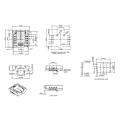 Miniatyrbild 3 av 5: QFN8 /WSON8/MLF8/MLP8/DFN8 till DIP8 Universal Två-i-ett Socket/Adapter för både 6X5MM och 8X6MM Chip