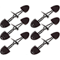 Miniatyrbillede 1 af 3: 6 Par Leather Knapper Horn Toggle Duffle Knapper Til Frakke Kaffe Spænde Spænde Fancy Knapper - Brun