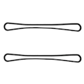 Miniatyrbilde 2 av 3: 2 stk Vakuumforsegler Maskin Tetningsstripe Vakuumforsegler Tetningskumstripe