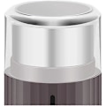 Miniatyrbild 5 av 5: Mini Pulverkvarn, Elektriska Matberedare, Mini Elektrisk Kvarn Plast Rostfritt Stål Stark Effekt Tryckknapp EU 220V för Resor (Brun)