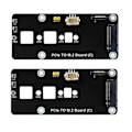 Miniatyrbild 2 av 5: För RPi 5 PCIE till M.2 Adapterkort för 5 PCIE till M.2 NVMe 2230/2242/2280/2260 SSD Utbyggnadskort