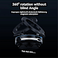 Miniatyrbillede 1 af 5: 360 Graders Rotations Vakuum-Adsorption Magnetisk Beslag Universal Bil Navigation Instrument Bord Telefon Br