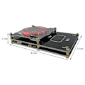 Miniatyrbild 2 av 5: Uppgraderad 512k Proxmark3 Easy V3.0 RDV4 Minne ID M1 IC Inbyggd RFID-kortläsare Integrerad antenn Dekrypterare Dekoder