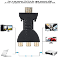 Miniatyrbilde 5 av 5: Audio-HDMI til RGB Videokonverter for RCA-komponenter