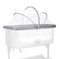Miniatyrbillede 1 af 5: Myggenet til Bassinet - Beskyttelse mod Myg og Kæledyr (Hvid)