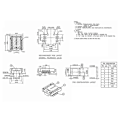 Miniatyrbild 5 av 5: QFN8 /WSON8/MLF8/MLP8/DFN8 till DIP8 Universal Två-i-ett Socket/Adapter för både 6X5MM och 8X6MM Chip