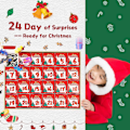 Miniatyrbild 3 av 5: Adventskalender Pussel 2023, Julpussel, 1008 Bitars Pussel Julgåva för Vuxna Barn