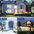 Miniatyrbilde 3 av 5: LED-juleprojektor - 12 mønster-effekter Vannbestandig innendørs og utendørs projektorlampe for høytider