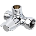 Miniatyrbilde 4 av 5: Solid Messing 3-veis Ventil, 3-veis Diverterventilbryter, 3-veis Dusjdiverterventil, G1/2\" T-adapter