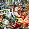 Miniatyrbilde 5 av 5: (NYTT MØNSTER) 30* Julebordsdekorasjoner i plast, julekuler, julepynt, fest (rød+grønn+hvit(A))