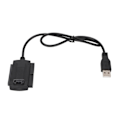 Miniatyrbillede 3 af 5: SATA PATA IDE Drev til USB 2.0 Adapter Konverteringskabel til Harddisk HDD 2,5 tommer 3,5 tommer med Ekstern AC Strøm 100 til 240V EU Stik