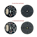 Miniatyrbild 2 av 5: 3V-30V Jog Lås Touch Knapp Switch Sensor Modul Bistabil Lätt Touch Switch LED Ljusband Modul, 4-Tråds Vitt Ljus