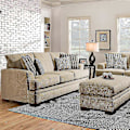 Miniatyrbilde 5 av 5: Treben for sofa, L-formet sofa, kommode - sett med 4