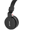 Miniatyrbilde 3 av 3: Ledningsbaserte hodetelefoner 3.5mm Mobil Datamaskin Hodetelefoner Hi-Fi Stereo Ledningsbaserte Hodetelefoner Black