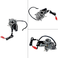 Pikkukuva 2 / 5: Sopii 2-tahti 50cc Kymco-skootterille 19mm kaasutin Carb Atv Quad 4-pyöräinen