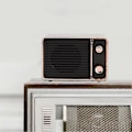 Pikkukuva 3 / 3: DW01 Mini Kannettava Vintage Bluetooth Micro USB Kaiutin Sisäänrakennetulla 900mAh Akulla Musta
