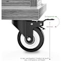 Miniatyrbilde 4 av 5: 4 svingbare hjul for møbler 50 mm tungt utstyr hjul møbelhjul transport hjul med brems | Bæreevne maks. 50 kg per hjul | 360 rotasjon