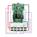 Miniatyrbillede 4 af 5: Bsl36a18 Lithium-ion Batteri Beskyttelseskort Pcb Kredsløbskort Til 36v 18v Multivolt Mv