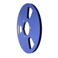 Miniatyrbilde 5 av 5: Tomt båndspolereplacement 10 tommer åpen spole opptakspole for Ampex Grand Master 456 lydspoler for 1/4 tommers bånd blå
