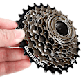 Miniatyrbillede 3 af 5: Mf-tz500 6-trins Frihjul 14-28 Tænder Til Mtb Shimano Tourney Cykel
