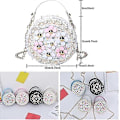 Miniatyrbillede 4 af 5: Lille Pigers Skuldertaske Toddler Prinsesse Mini Crossbody Håndtaske Børns Kæde Lille Pung
