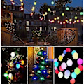 Miniatyrbild 3 av 4: Färgade LED-lampor 3W 220V/50HZ Bajonettlampor Girlang Färgade LED-lampor Flerfärgade, 40-pack