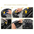 Miniatyrbilde 4 av 5: Reservebatteri Kompatibelt For Yunmi Robotstøvsuger Eller Jx37 Roboter 3200mah 14.8v