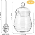 Miniatyrbilde 3 av 5: 250 ml Server The Honey Pot Klar med Dykkeglass