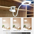 Miniatyrbillede 2 af 5: Genopladelig LED-lampe med klips - Dæmpbar