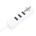 Miniatyrbild 2 av 5: USB-hub USB3.0-port Minneskort/Litet minneskortsläsare Hög Hastighet USB-kombination Dator