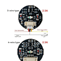 Miniatyrbild 3 av 5: 3V-30V Jog Lås Touch Knapp Switch Sensor Modul Bistabil Lätt Touch Switch LED Ljusband Modul, 4-Tråds Vitt Ljus