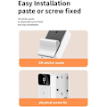 Miniatyrbillede 4 af 5: Smart Videodørklokke Hjemme Intercom, Smart Trådløs Fjernbetjening Videodørklokke, High-definition Nattesyn Wifi Opladning Tyverisikring Dørklokke, To-vejs