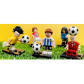 Miniatyrbillede 3 af 5: 8 stk. VM Fodbold Drenge Byggeklodser Legetøj, Julegave, Send stadion base 8pcs