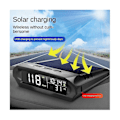 Miniatyrbillede 5 af 5: Universal Hud X 98 Bilsol Digital Måler Gps Speedometer Overspeed Alarm Afstand Højde