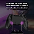 Miniatyrbillede 2 af 5: Trådløs Spilkonsol + Modtager til Switch/Android/Ios/Pc 6-akset Gyro Høj Præcision Joystick Rgb Bl