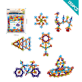 Miniatyrbilde 1 av 10: 150 stk. Plommeblomst byggeklosser er egnet for 3-6 år gamle puslespill tidlig utdanning byggekloss leker 150PCS