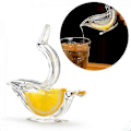 Miniatyrbillede 3 af 4: 2 stk Citronpresser Klip Akryl Manuel Citron Skive Presser Praktisk Transparent Frugtpresser Til Hjemmet