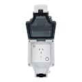 Miniatyrbillede 2 af 3: SNW AU Vandtæt WiFi Smart Strømstik IP66 15A 110-250V, APP Kontrol, Type 86