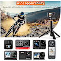 Pikkukuva 1 / 5: VRIG TP-08 20.1\" Mini Jatkettava GoPro Jalusta Kannettava Selfie-keppi Jalusta Kamera Jalusta GoPro Max Hero 11 10 9 8 7 6 5 4 3 3+ 2 1 Sessionille