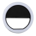 Miniatyrbillede 1 af 4: Selfie LED Ring Flash Lys Portable Telefon Selfie Lampe Lysende Klipslampe til iPhone (Sort)