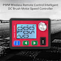 Miniatyrbild 1 av 5: 12V Spänningsregulator PWM DC-motorhastighetsregulator PWM 12V 24V 48V Spänning Amp Display Fjärrkontroll