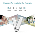 Pikkukuva 3 / 5: Salamanter 64 Gt Muistitikku USB-muistitikku USB-tikku 64 Gt Muistitikku USB-asema Pen Drive Jump Drive LED-valolla
