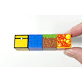 Miniatyrbillede 3 af 5: Minecraft Byggeklodser med 76 seks-sidede magnetiske legetøj (godt) well