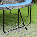 Miniatyrbild 2 av 5: Spiral Trampolin Markfäste Kit med Galvaniserad Järnstake, Polyesterväv och Stålspänne