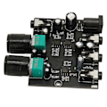 Miniatyrbillede 3 af 5: 2 Indgange 2 Udgange Lydmixer Professionel Volumenkontrol Lav Støj Stabil 2 Vejs Stereo Lydmixer