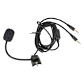 Miniatyrbillede 3 af 5: Mikrofonudskiftningskabel Støjreduktion Mic Udskiftning Lydkabel med Lydstyrkejustering Lydløs Knap til Gaming Headset