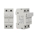 Miniatyrbillede 1 af 5: Sikringsholder 2-polet Midget Hus 32A 1000VDC Kortslutningsbeskyttelse til PV-systemer