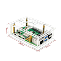 Miniatyrbilde 5 av 5: 5 stk Akrylveske Transparent Skall Beskyttende Veske for Pi 5